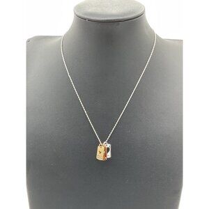 Mother Daughter Necklace Heart Charms Friendship Symbol Unwritten Brand